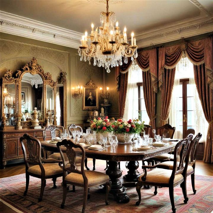 charm opulent victorian dining room