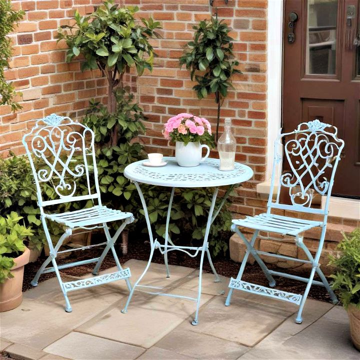 charming bistro set for your front yard