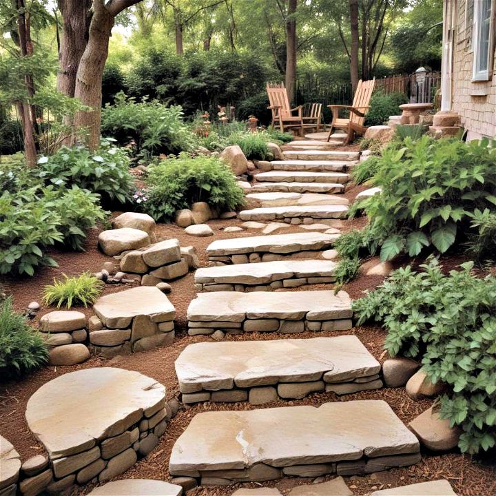 charming stepped pathways