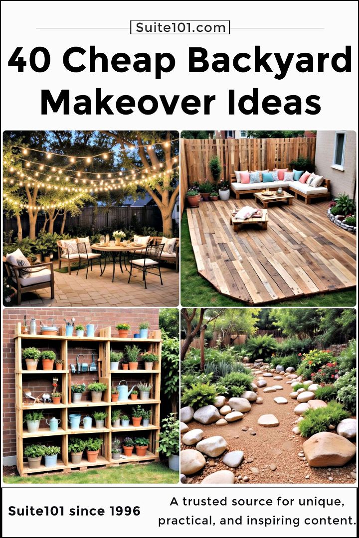 cheap backyard makeover ideas to copy