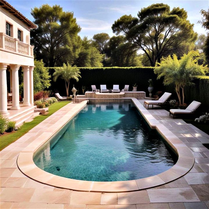 classic shapes grecian and roman pools