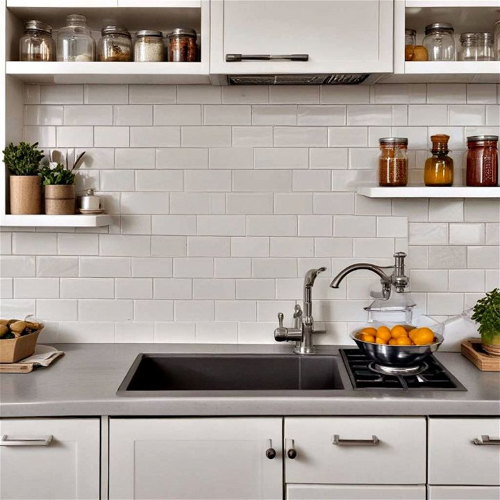 classic subway tiles for a busy kitchen