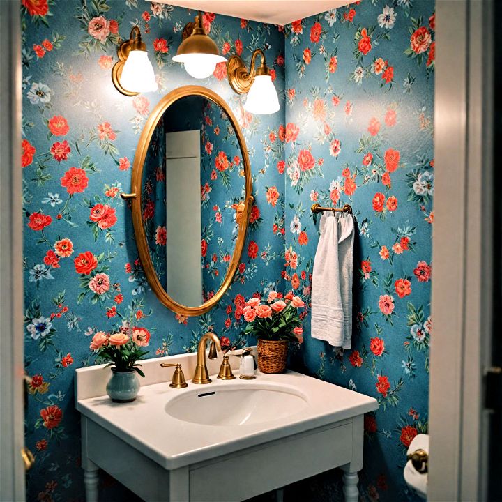 cloakroom with quirky accents