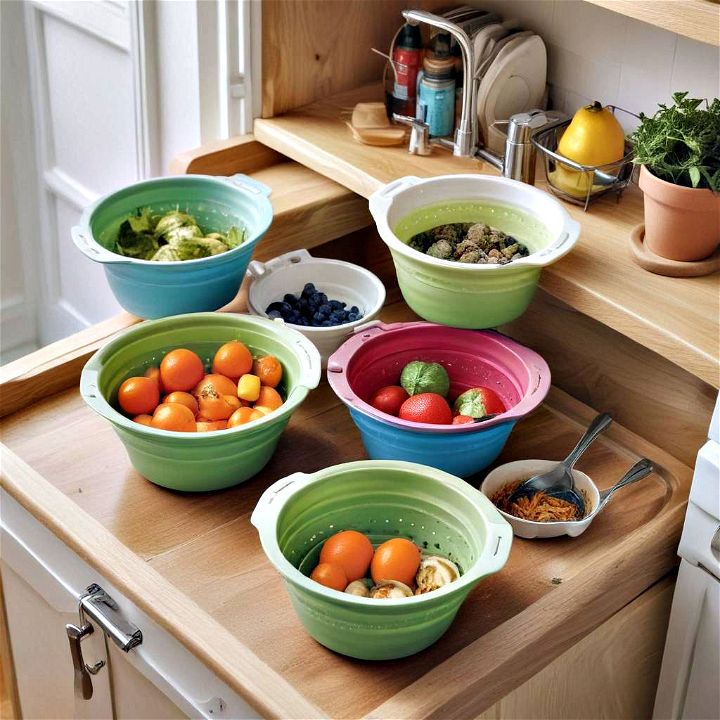 collapsible kitchenware for small kitchen
