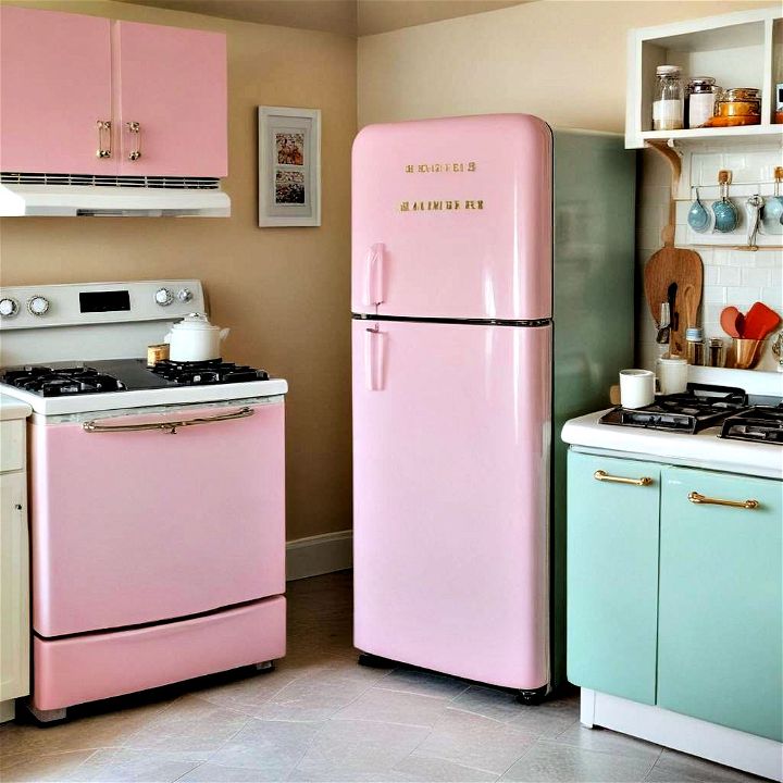 colorful appliances kitchen remodel