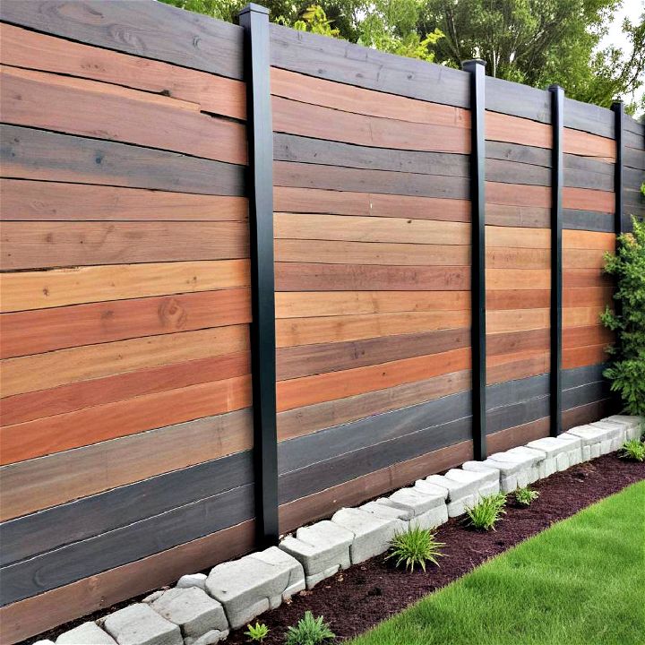 colorful composite planks outdoor design
