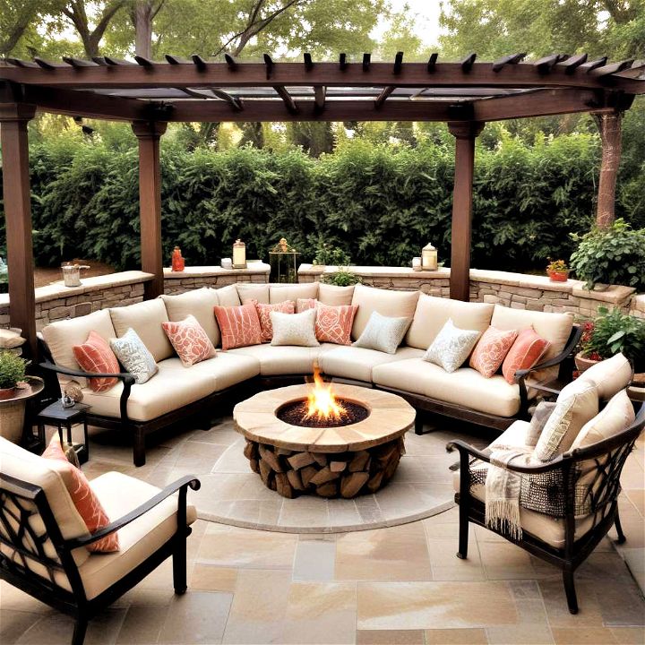 comfortable outdoor living rooms