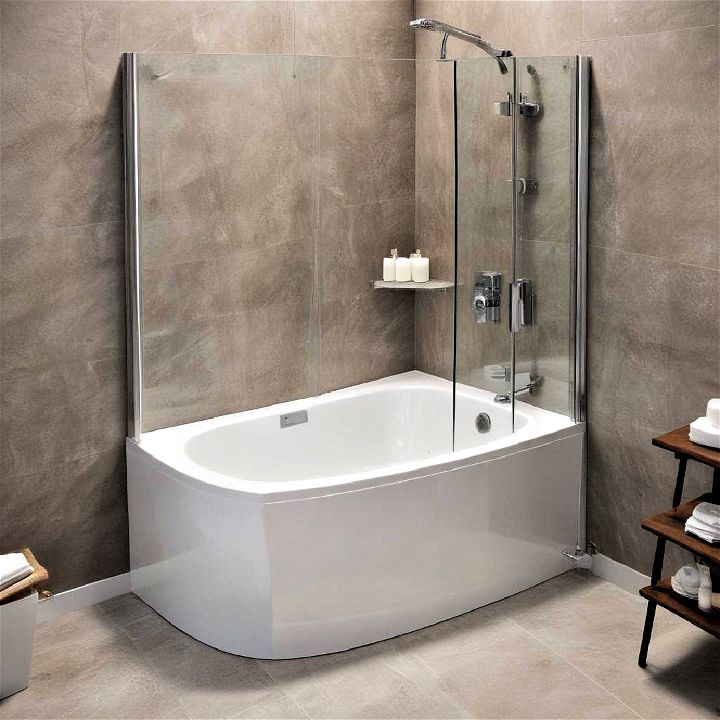 compact bathtub shower combos for small bathroom