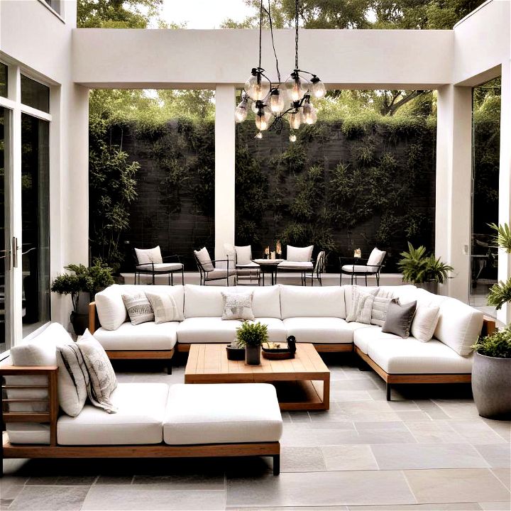contemporary chic lounge