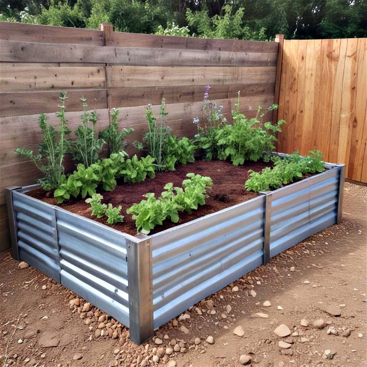 corrugated metal beds