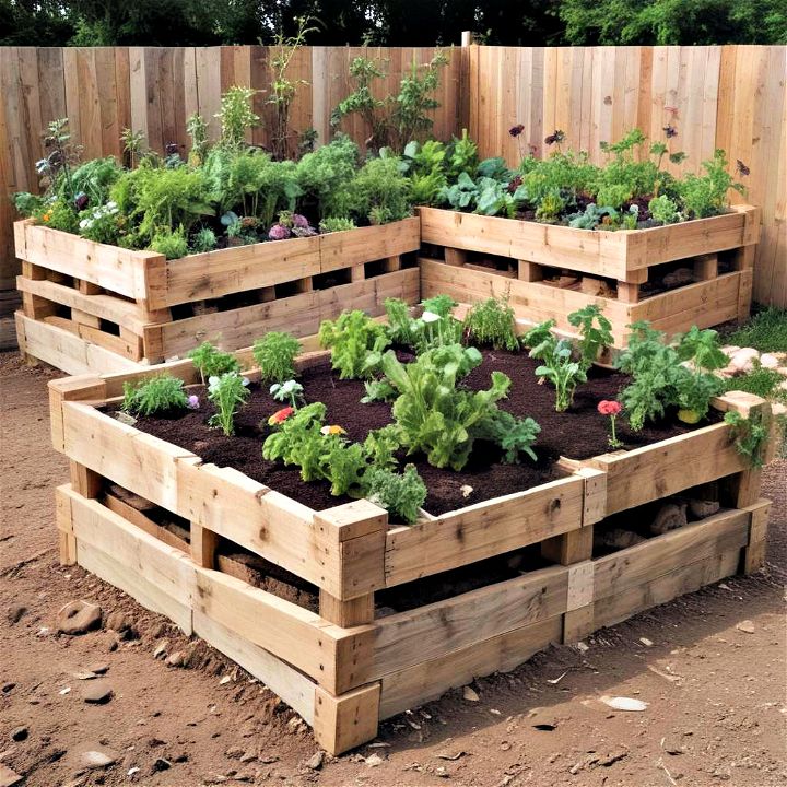 cost effective pallet raised bed