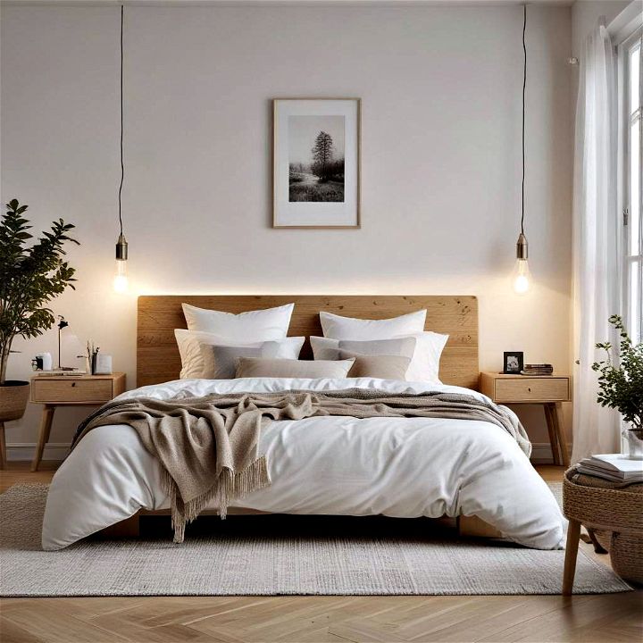 cozy scandinavian simplicity for bedroom
