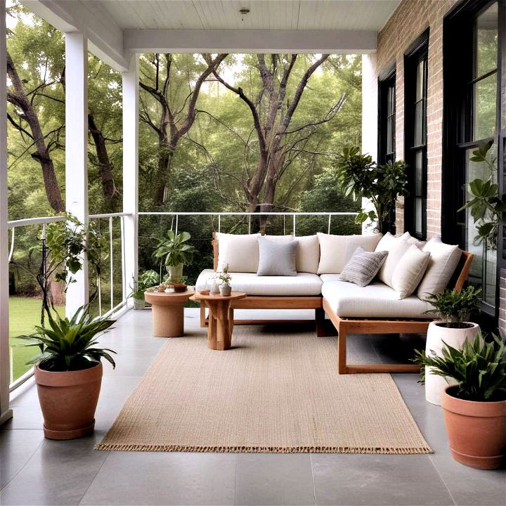 create minimalist haven on your back porch