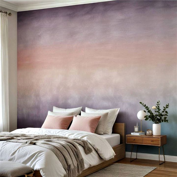 creative ombre paint wall