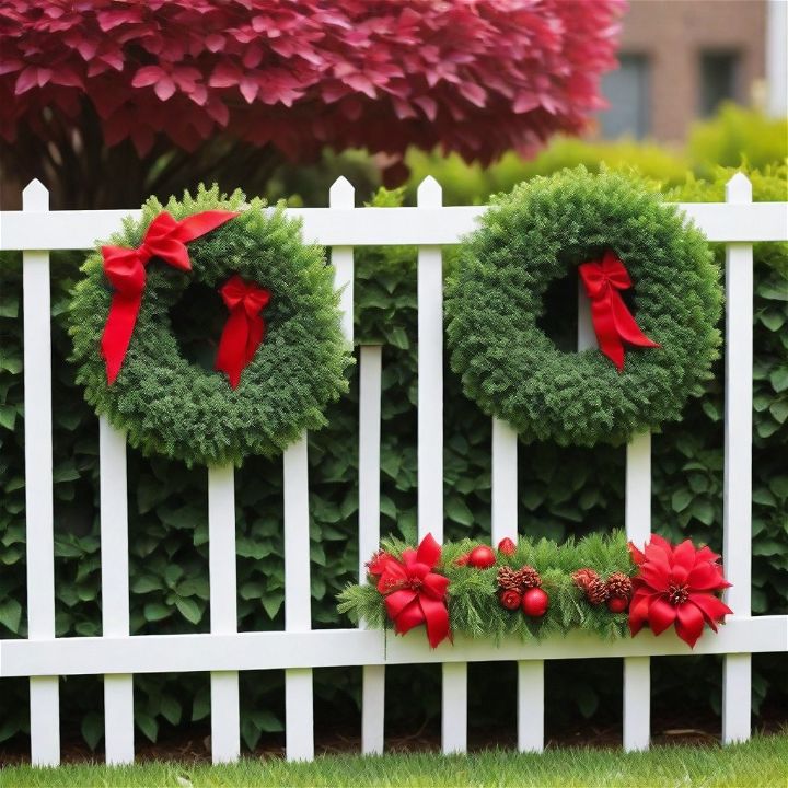 decorating your fence for seasonal decor