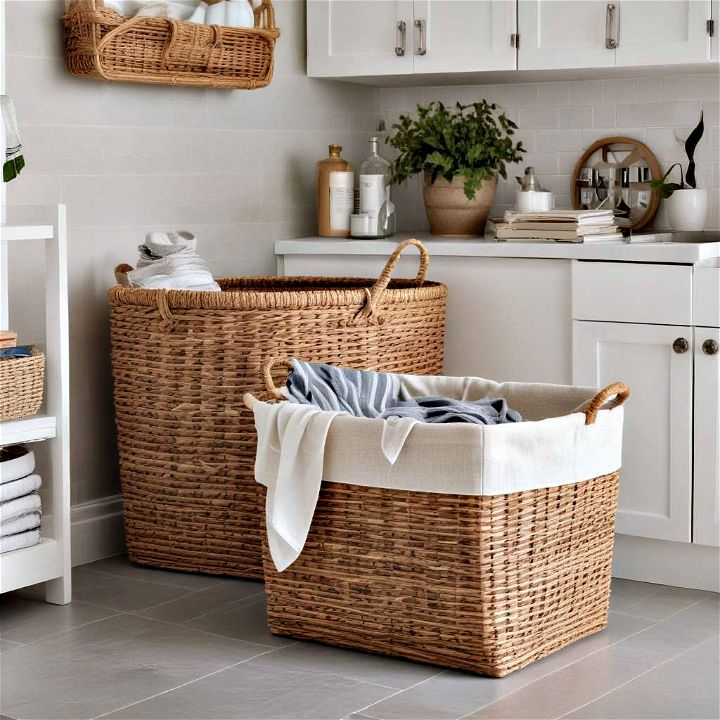 decorative laundry baskets