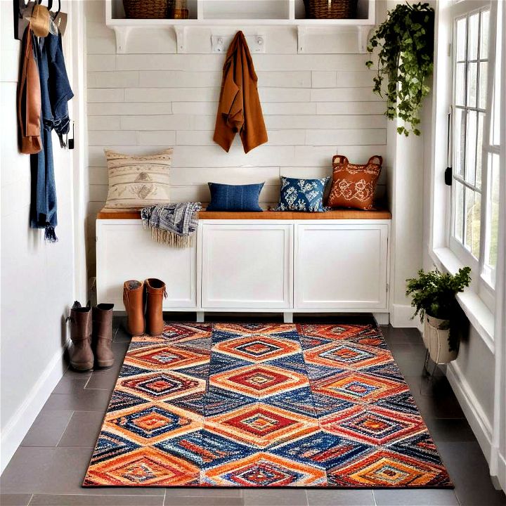 decorative touch colorful rugs and mats