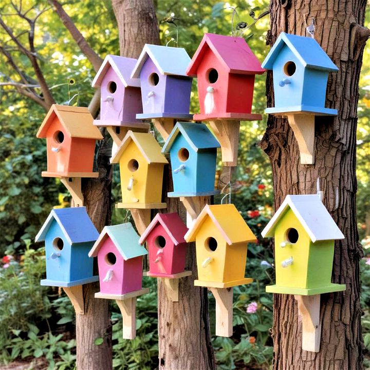 delightful backyard birdhouses