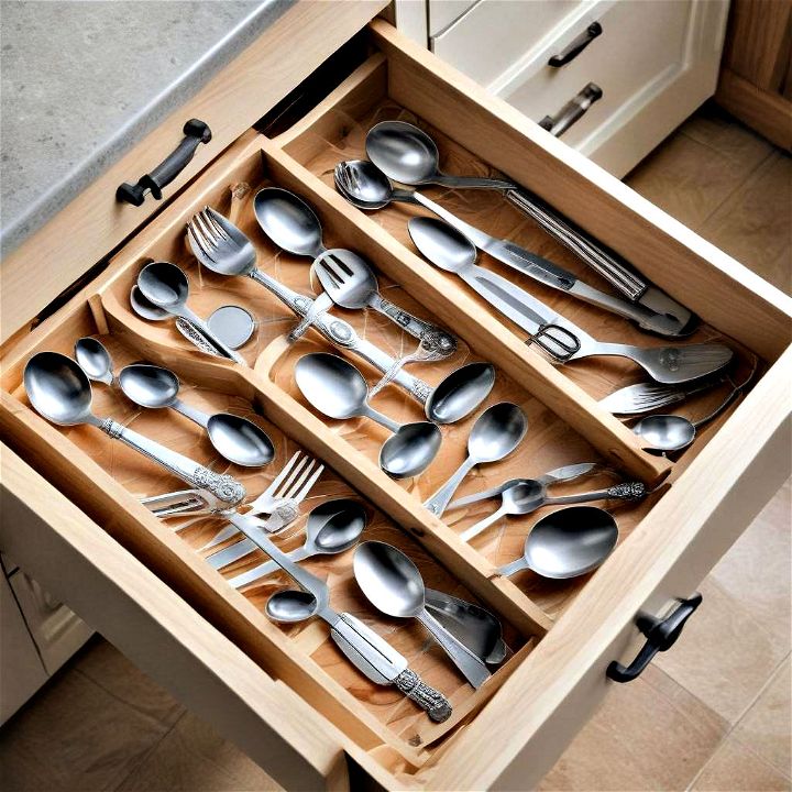 drawer dividers for keeping everything from spoons to spatulas neatly organized