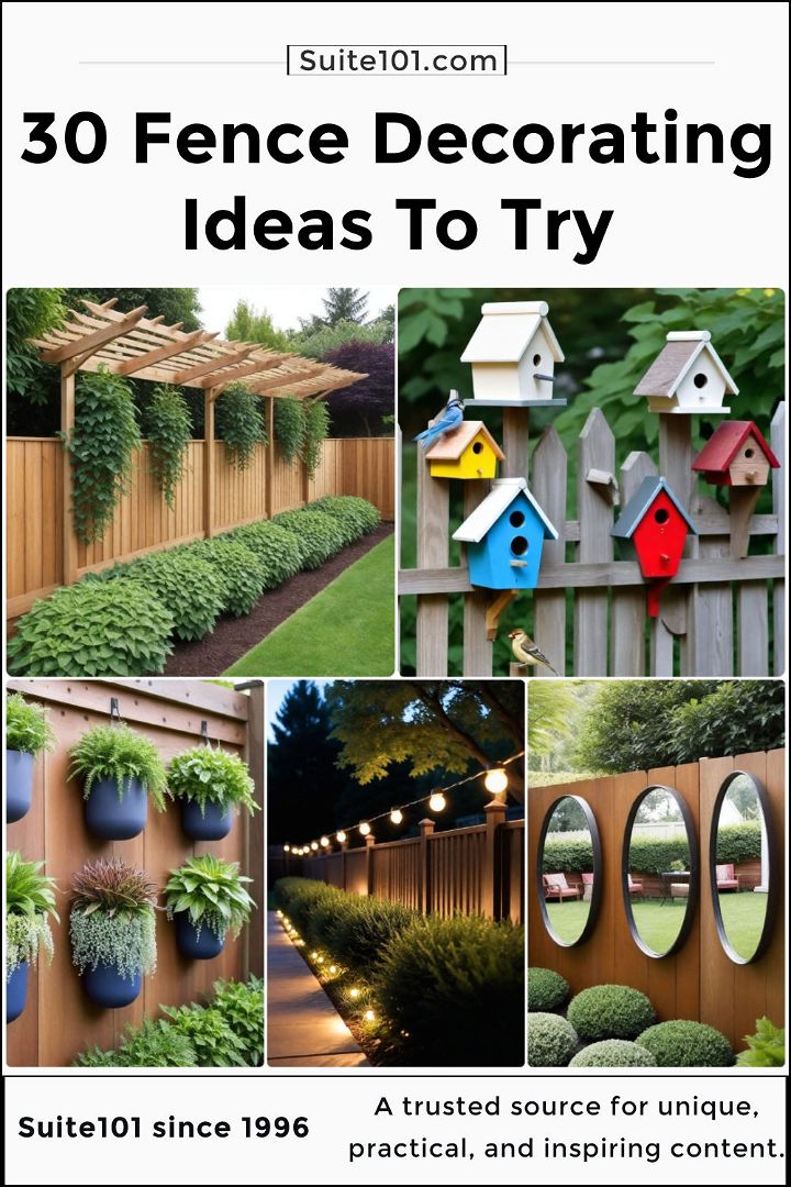 easy fence decorating ideas