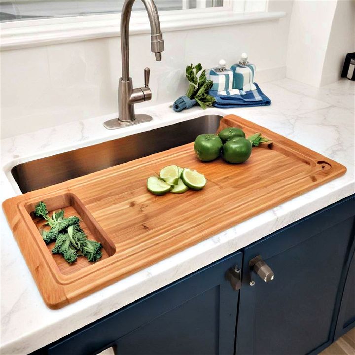 easy over the sink cutting board