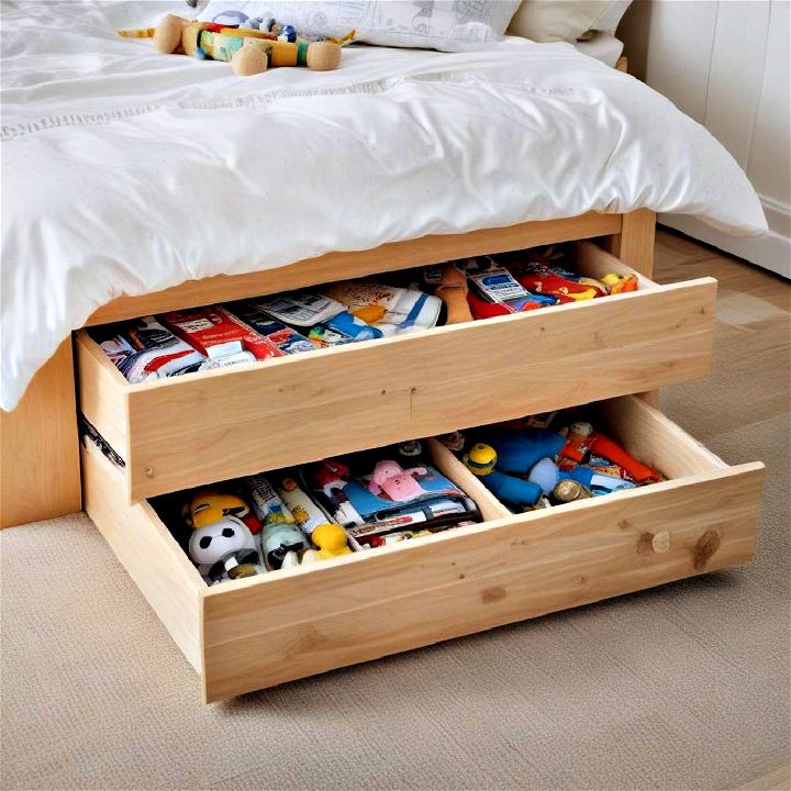 easy under bed storage drawers