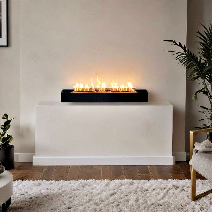 eco friendly and ventless ethanol burner fireplace