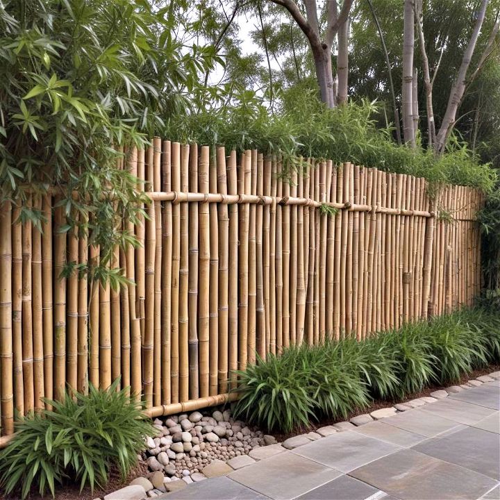 eco friendly bamboo fencing