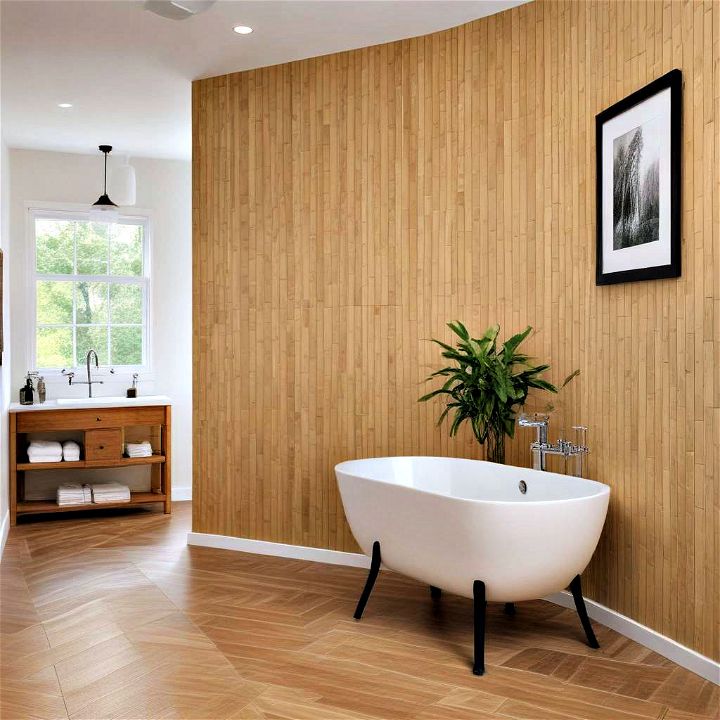 eco friendly bamboo wainscoting for creating a warm atmosphere in any room