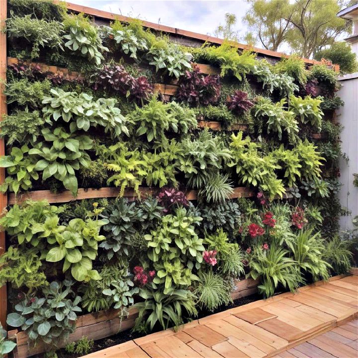 eco friendly option horizontal living walls