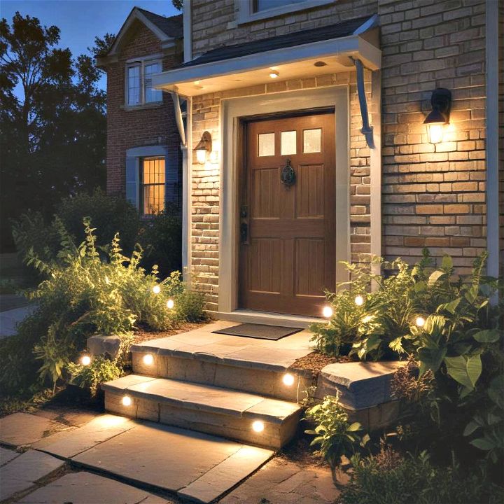 economical solar lighting for your front porch