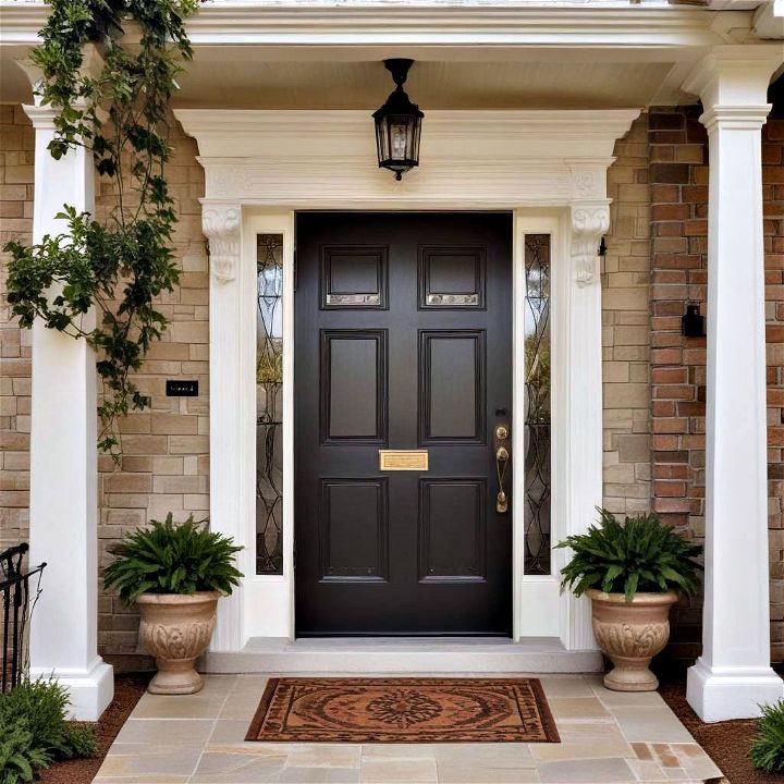 elegant and decorative front porch door
