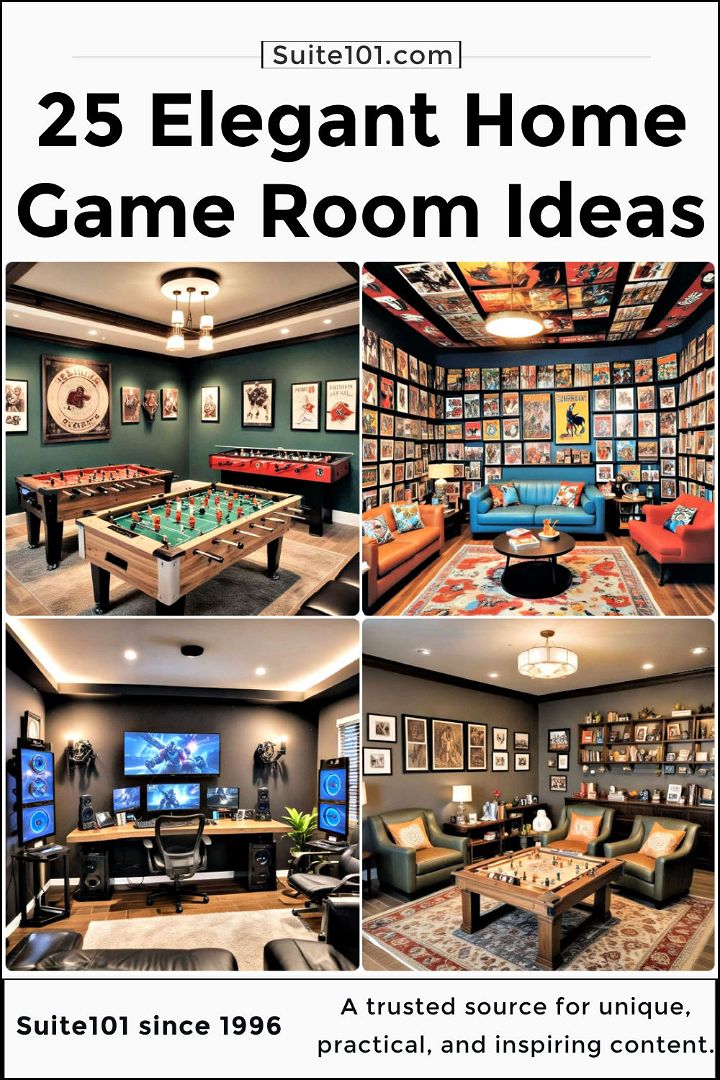 elegant game room ideas