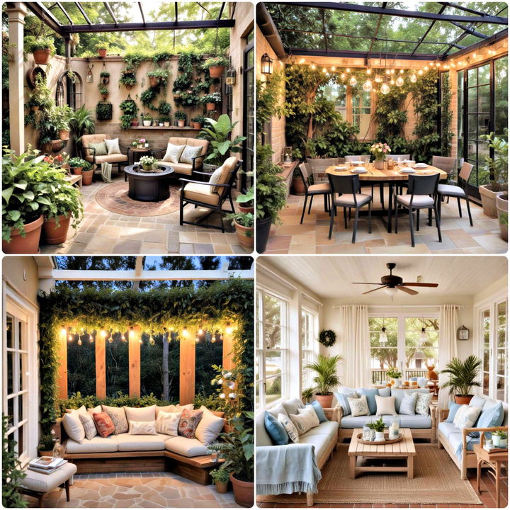 enclosed patio ideas