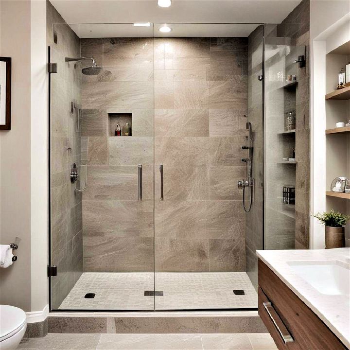 expansive and luxurious frameless shower enclosures