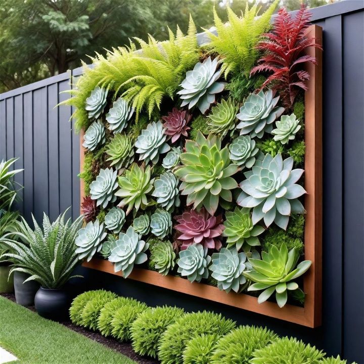 fence into a living wall