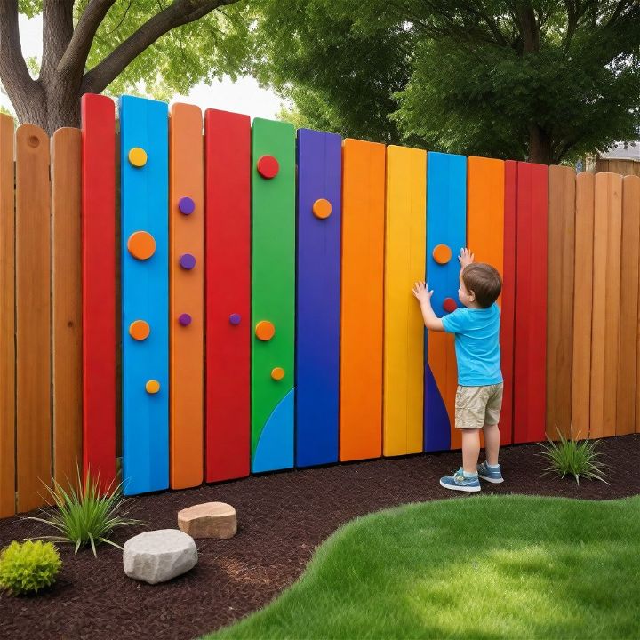 fence into an educational experience for children