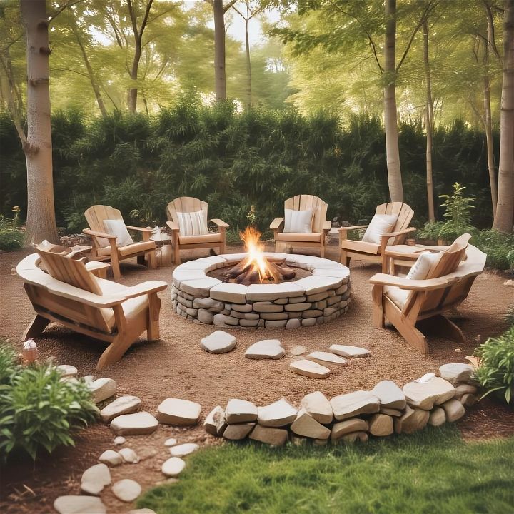 fire pit seating area