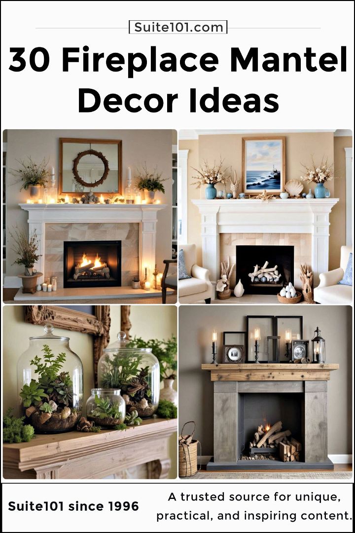 fireplace mantel decor ideas