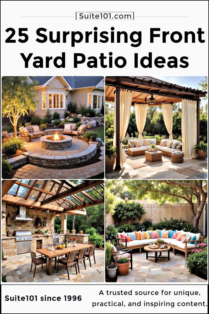 front yard patio ideas to try