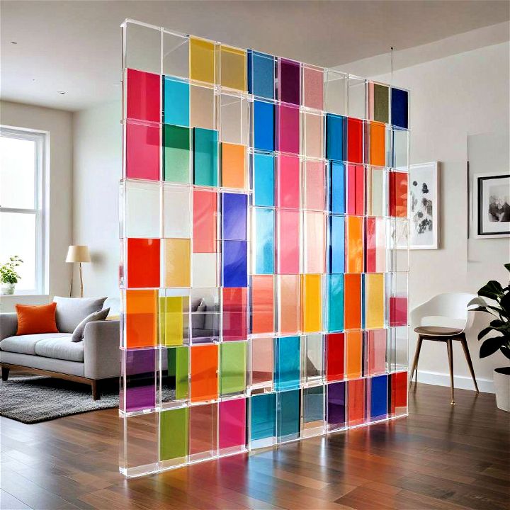 functional and decorative colorful acrylic blocks