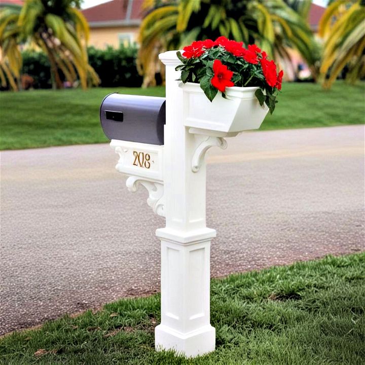 functionality decorative planter post