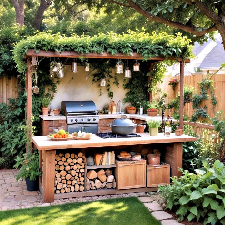 garden hideaway outdoor kitchen