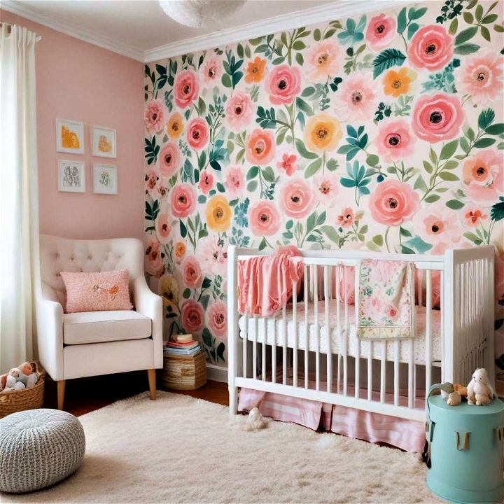 go bold with color for baby room