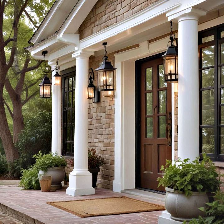 hanging lanterns to create a magical ambiance