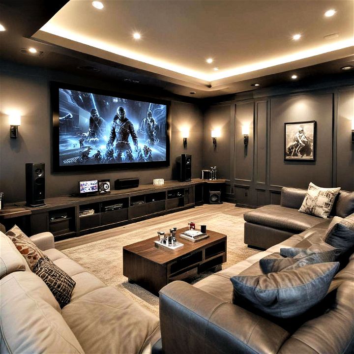 home theater and gaming combo
