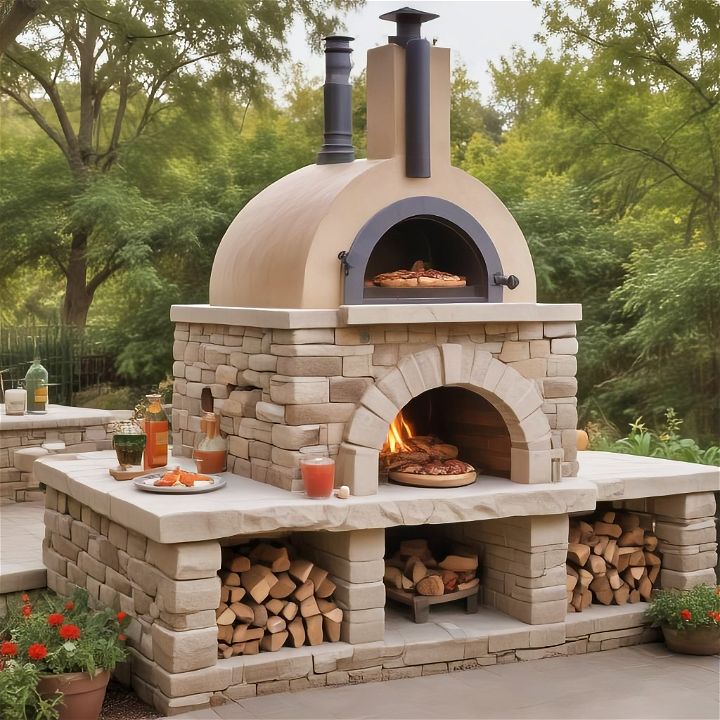homemade pizza oven for gourmet outdoors