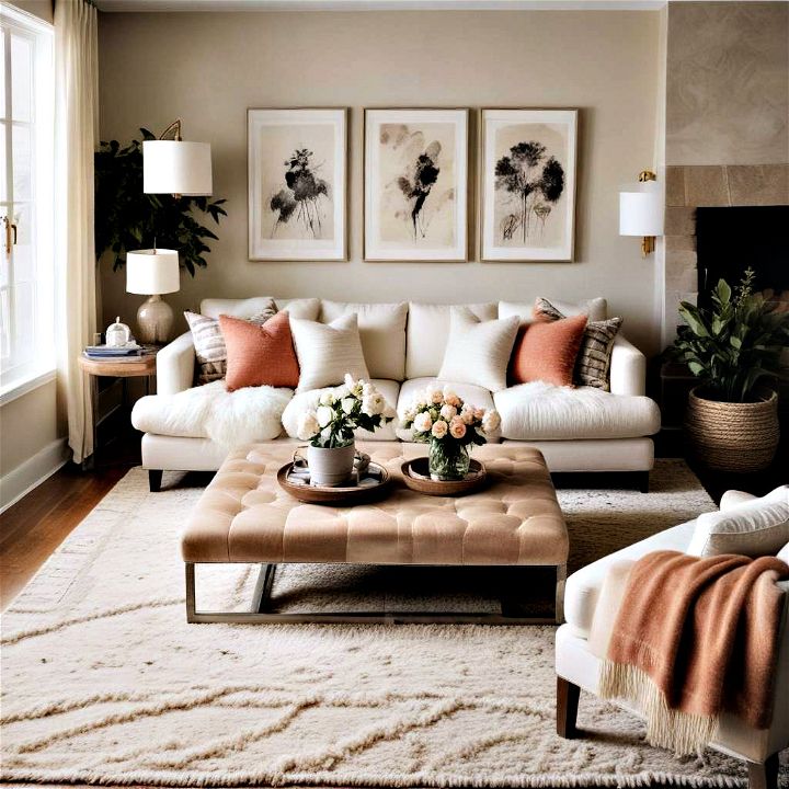 incorporate layers of texture to enhance the comfort and welcoming feel