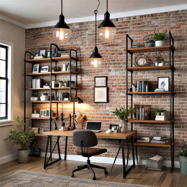 industrial chic functional space