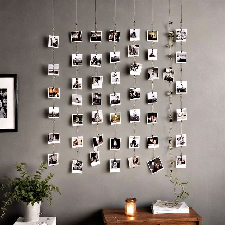 industrial hanging photo chains